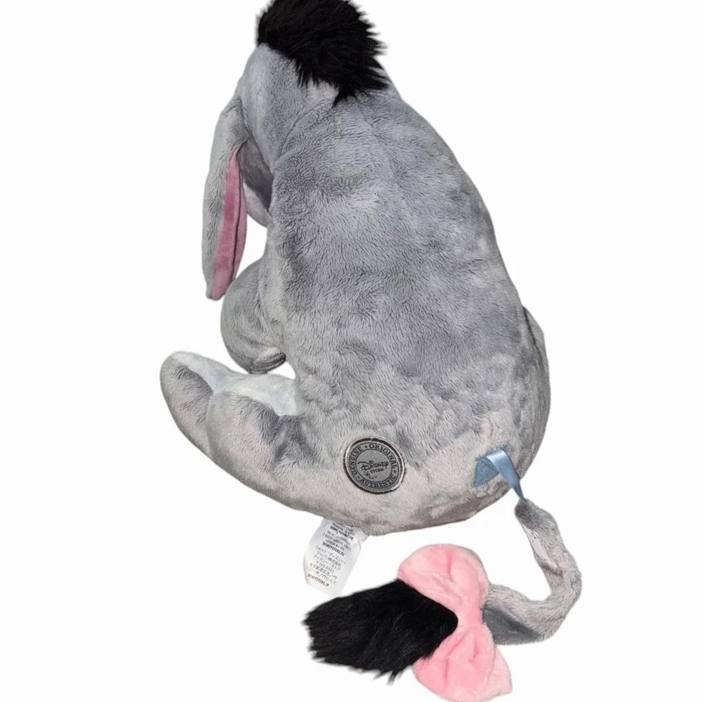 Disney Store Eeyore Large Plush Stuffed Animal‎ Winnie The Pooh Detachable Tail